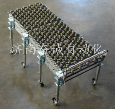 伸缩式滚轮输送线